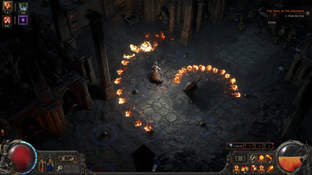 PoE2 dungeon combat — the Huntress's arrival breathes new life into melee combo builds