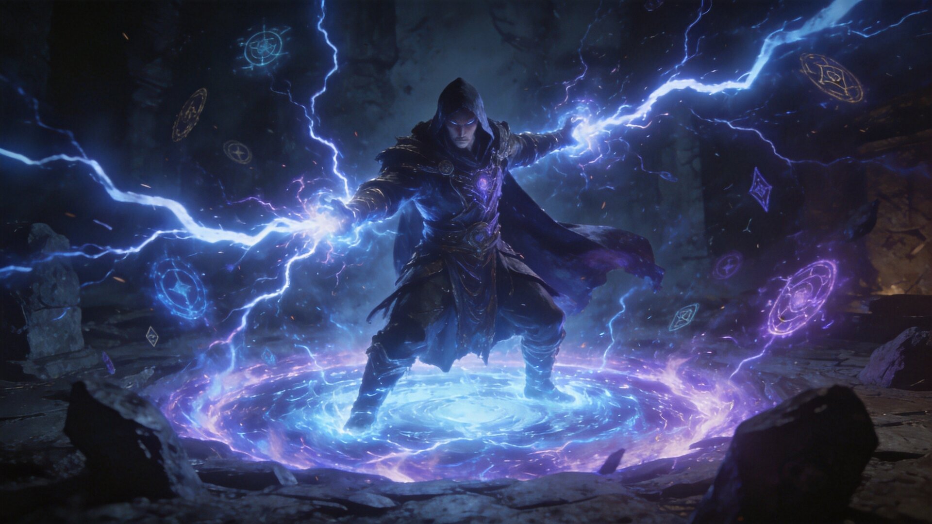 Archmage build overview showing mana pool and damage scaling
