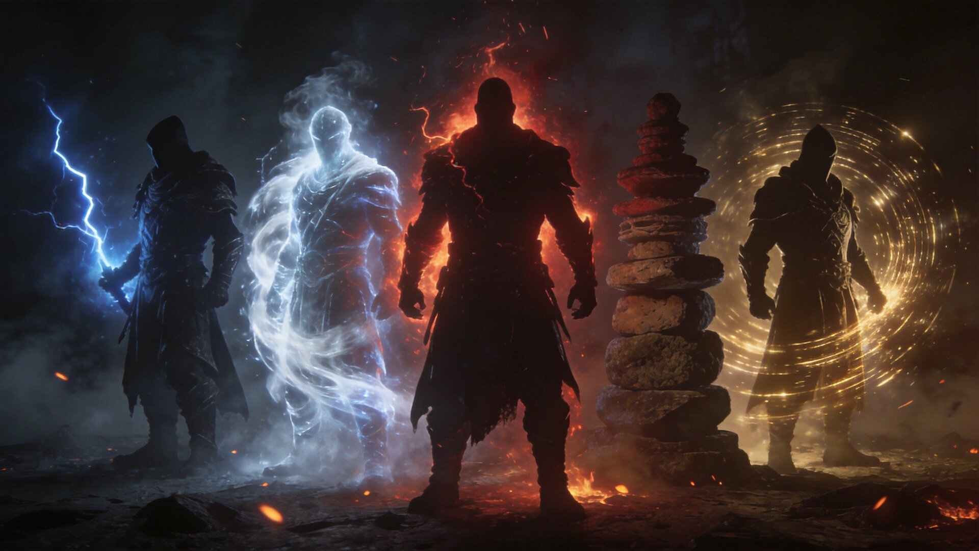 Three meta archetypes comparison — Spark, Arc, and Totem gameplay